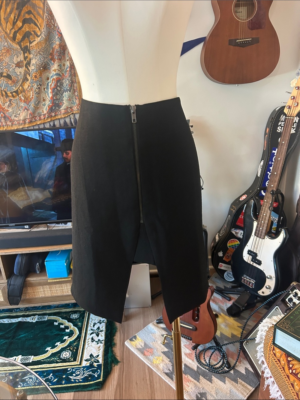 NWT Love Sadie Zip Pencil Skirt